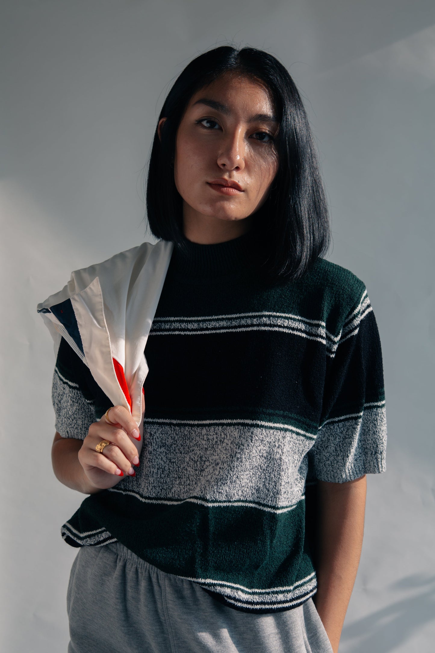 Quiet Stripe Knit Tee